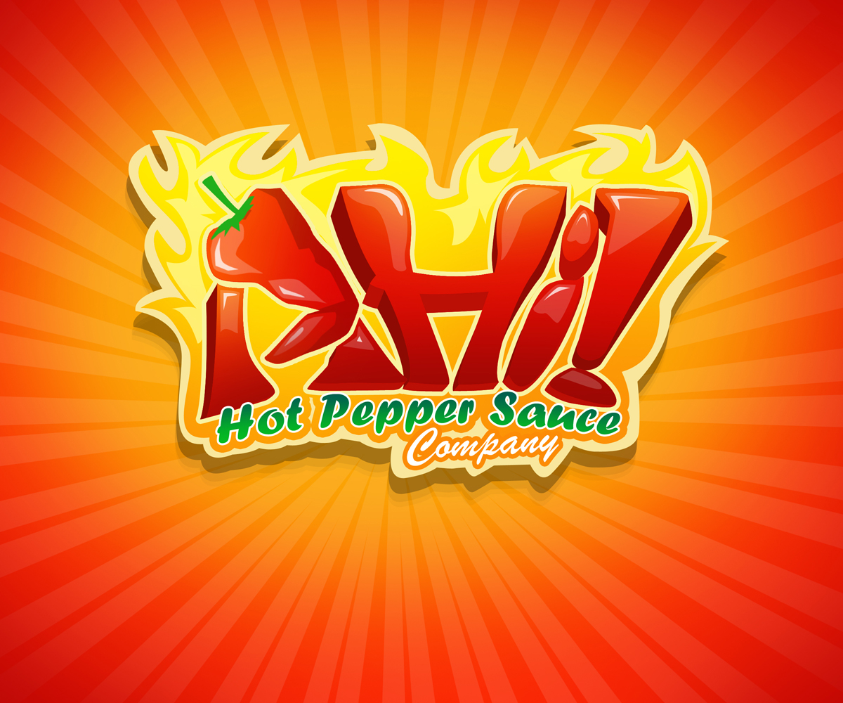 Logo Design by Roger B. for AHi! Hot Pepper Sauce Company | Design #4955755