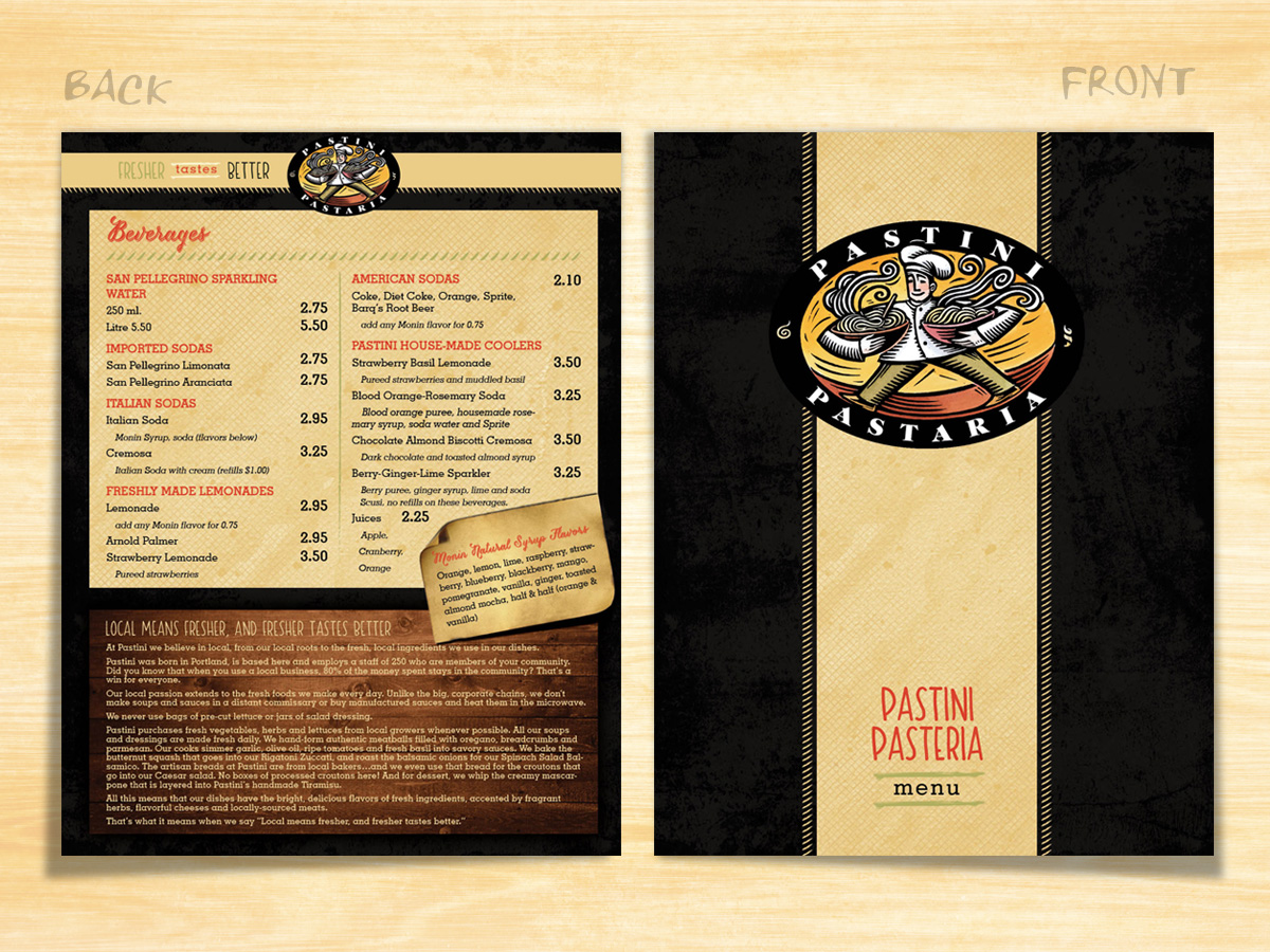 Menu Design by MilM for this project | Design #5042493