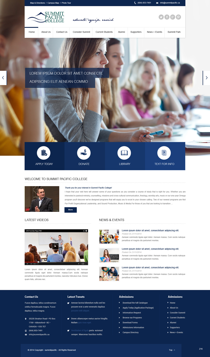 Web Design by pb for this project | Design #5018288