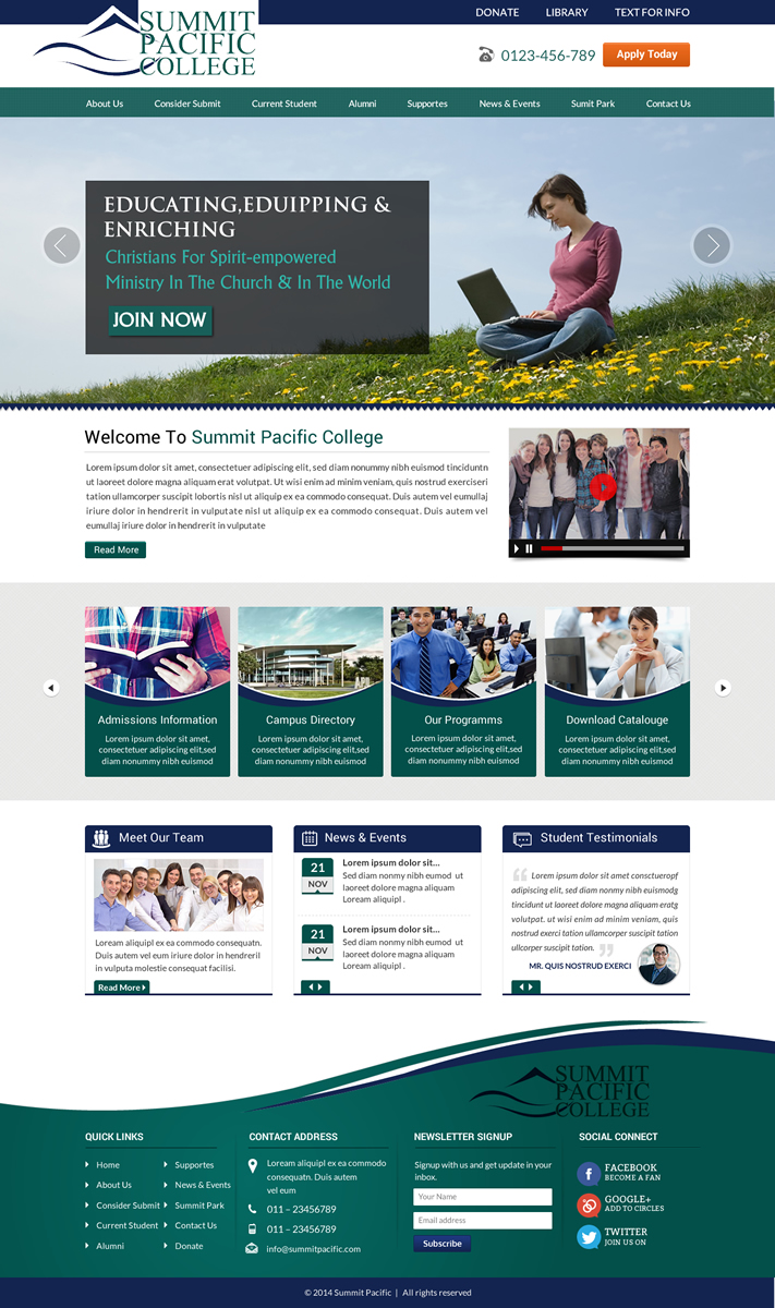 Web Design by Sbss for this project | Design #4940280