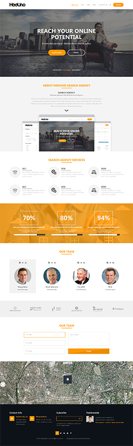 Wordpress Design by web deskers for HooUno | Design #5038591