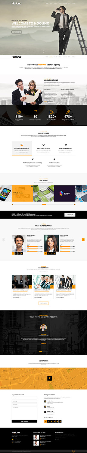 Wordpress Design by ThemeDesk Technology for HooUno | Design #5008318