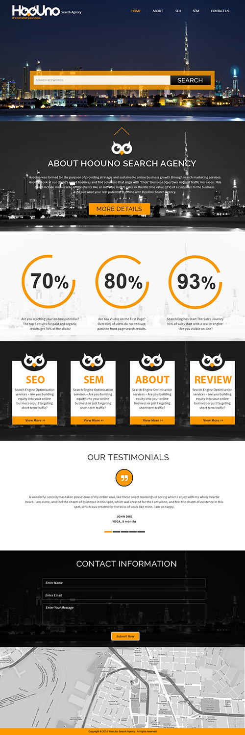 Diseño Wordpress por webxvision para HooUno | Diseño #4988681