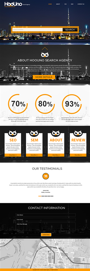 Wordpress Design by webxvision for HooUno | Design: #4988681