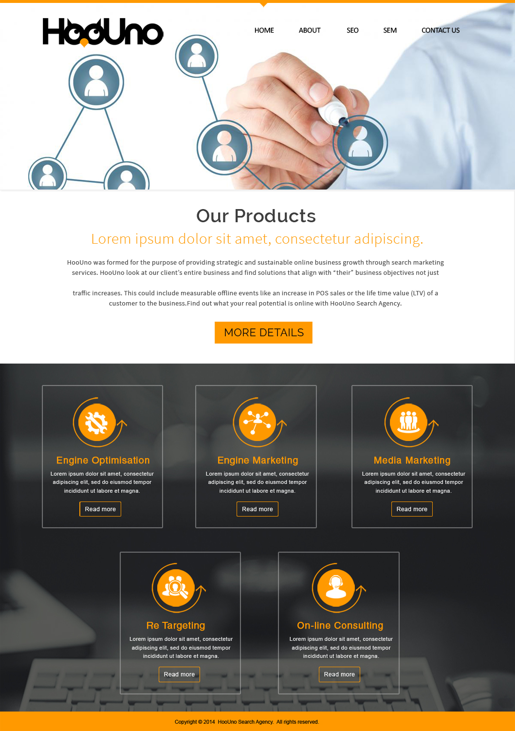 Design Wordpress par webxvision pour HooUno | Design #5012915