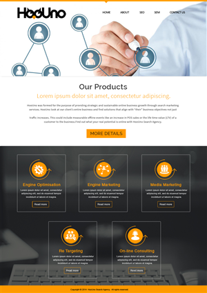 Wordpress Design by webxvision for HooUno | Design: #5012915