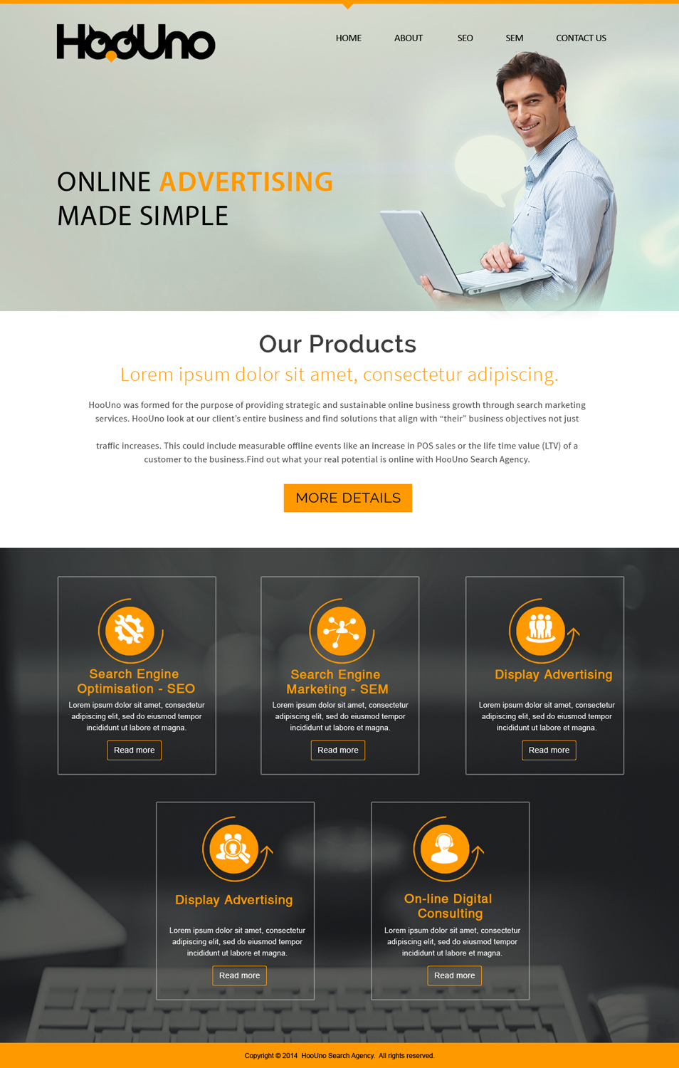 Wordpress Design by webxvision for HooUno | Design #5268837