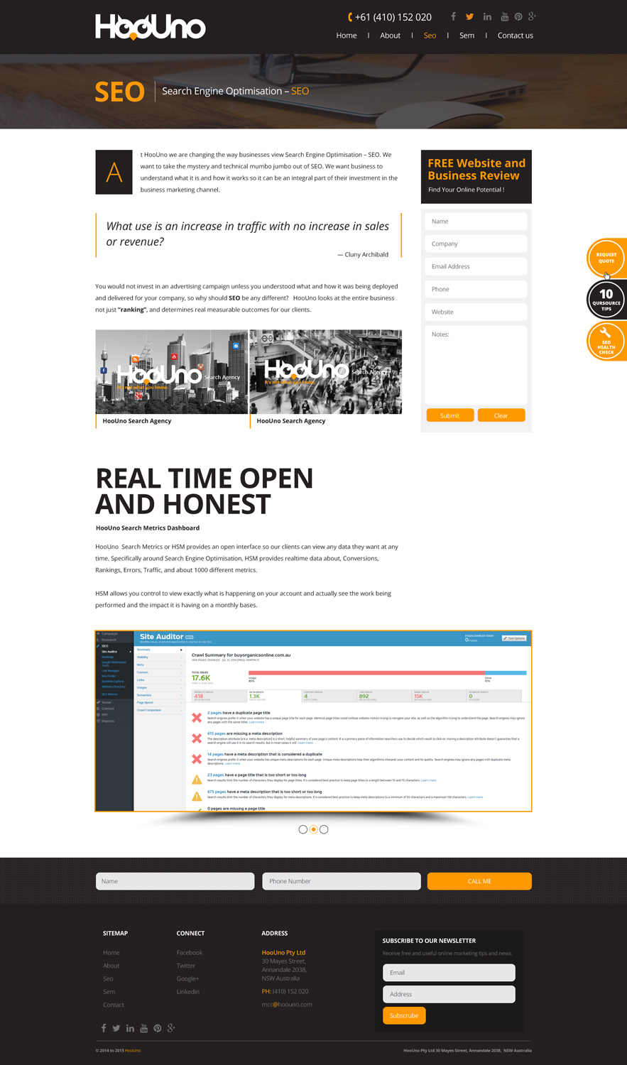 Wordpress Design by Impressive Solutions for HooUno | Design #5014310