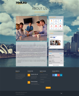 Wordpress Design by Da Miracle for HooUno | Design: #5018096