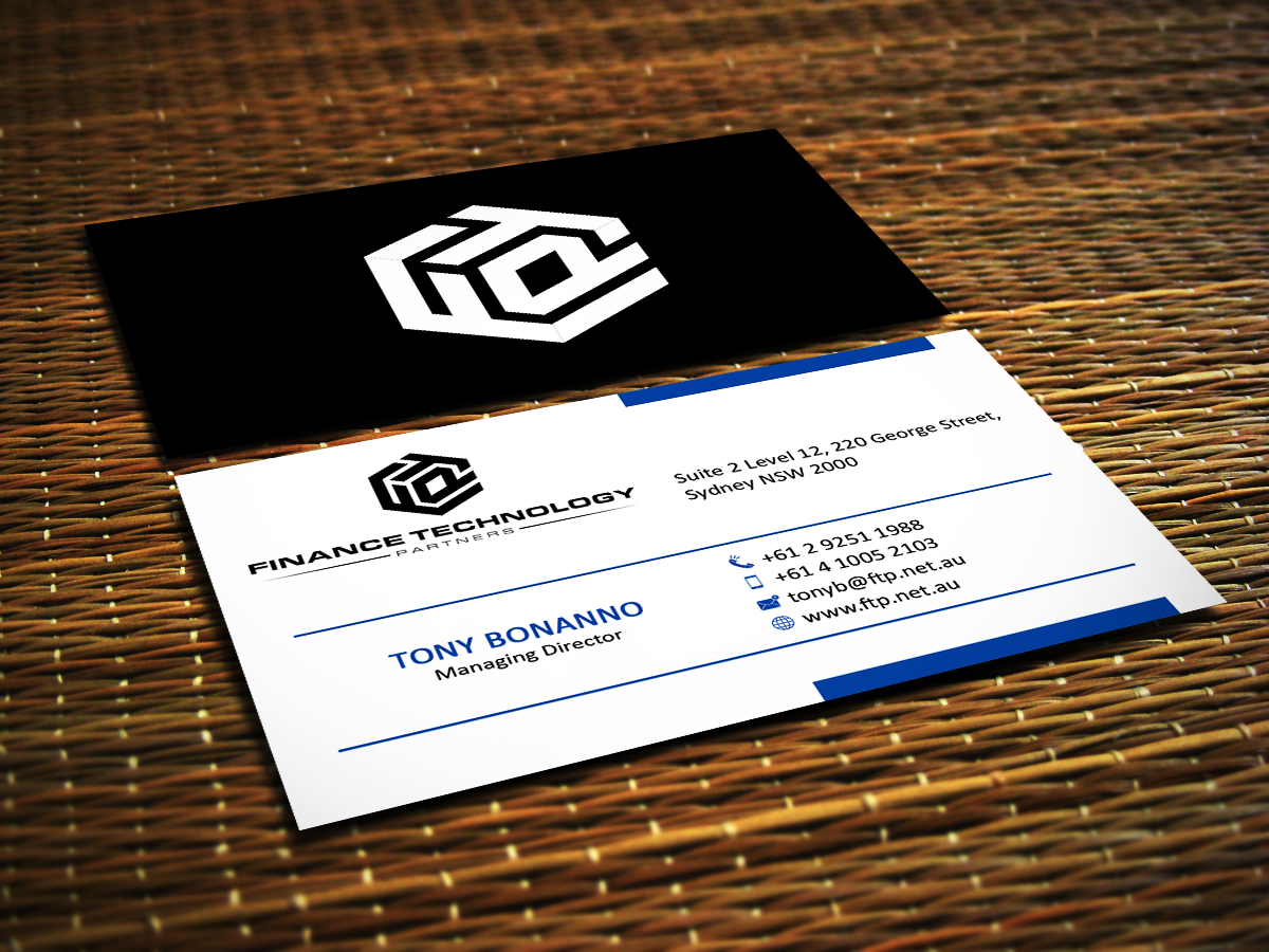 Business Card Design by Sajin for this project | Design #4998163
