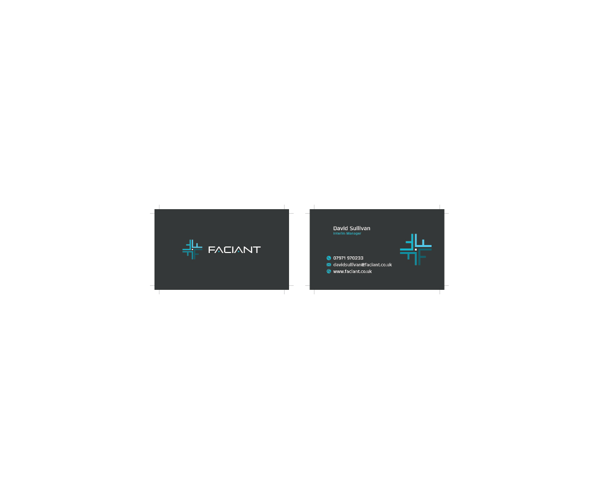 Business Card Design by nandkumar for Faciant Limited | Design #5971315