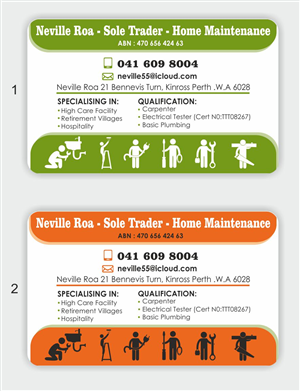 Business Card Design by IneseRo for this project | Design: #4939490