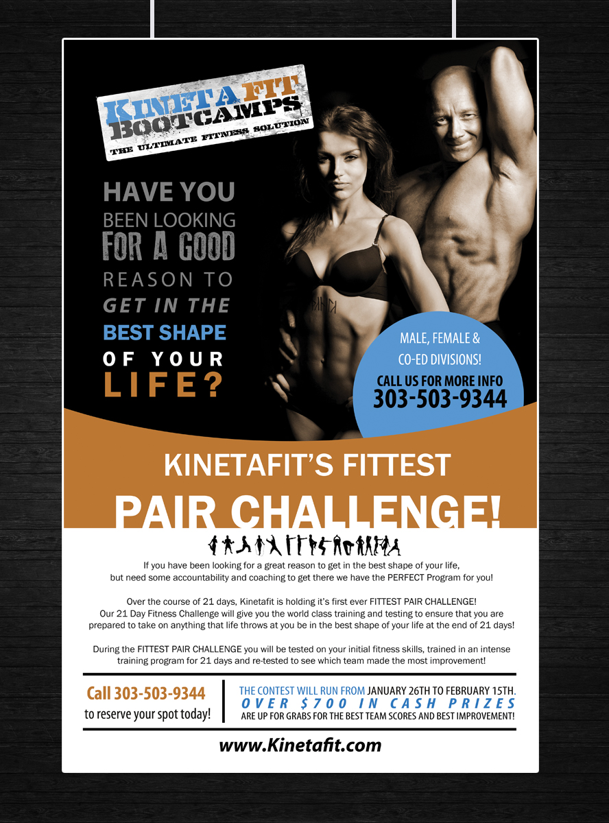 Poster Design by uk for Kinetafit | Design #4975187
