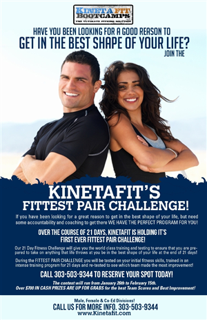 Diseño de Póster por Artcher para Kinetafit | Diseño: #4957603