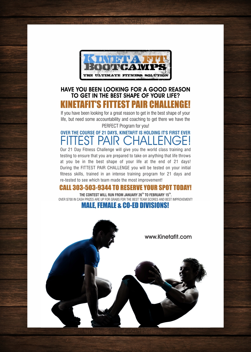 Poster Design by creativeride for Kinetafit | Design #4998101