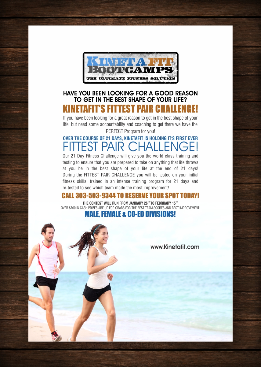 Poster Design by creativeride for Kinetafit | Design #4998112