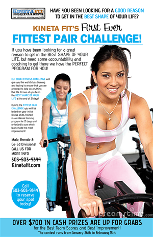 Diseño de Póster por iD_intelligentDesign para Kinetafit | Diseño: #4996762