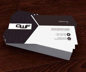 Business Card Design by 4AD for Oiled Wood floors | Design: #4957161