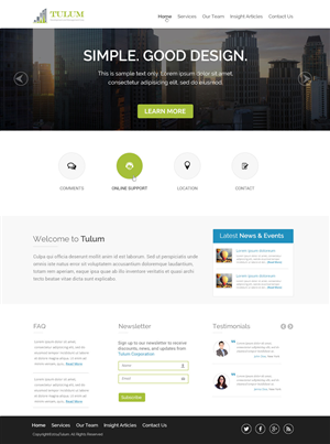 Web Design by CoolDesignz for Copperwood Ventures Inc. | Design #5077669