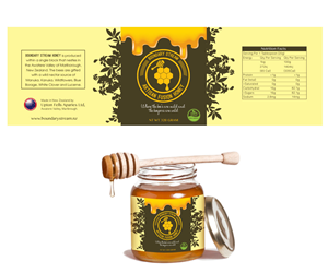 Boundary Stream Honey | Label Design by Khoo