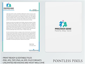 Briefkopf-Design von Pointless Pixels India für Precious Gemz Family Day Care  | Design: #4946580