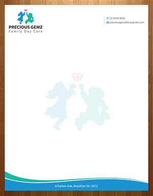 Letterhead Design by Infinitive Technology for Precious Gemz Family Day Care  | Design: #4947602