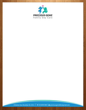 Letterhead Design by Infinitive Technology for Precious Gemz Family Day Care  | Design: #4947634