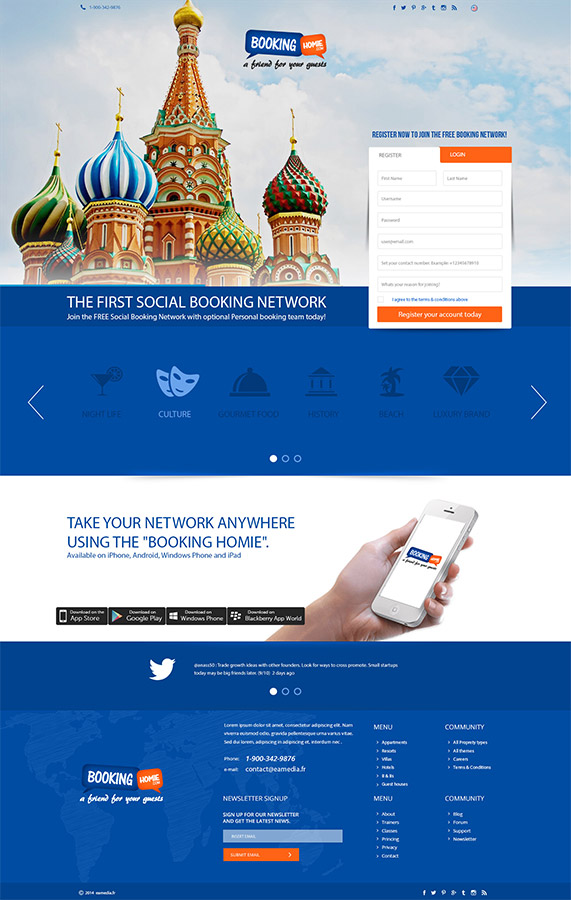 Web Design by Ananass-Templates for Amsterhome | Design #4948106