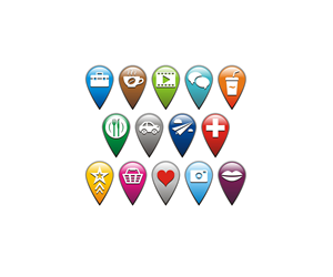 Custom Map Markers | Icon Design by ElectricBill