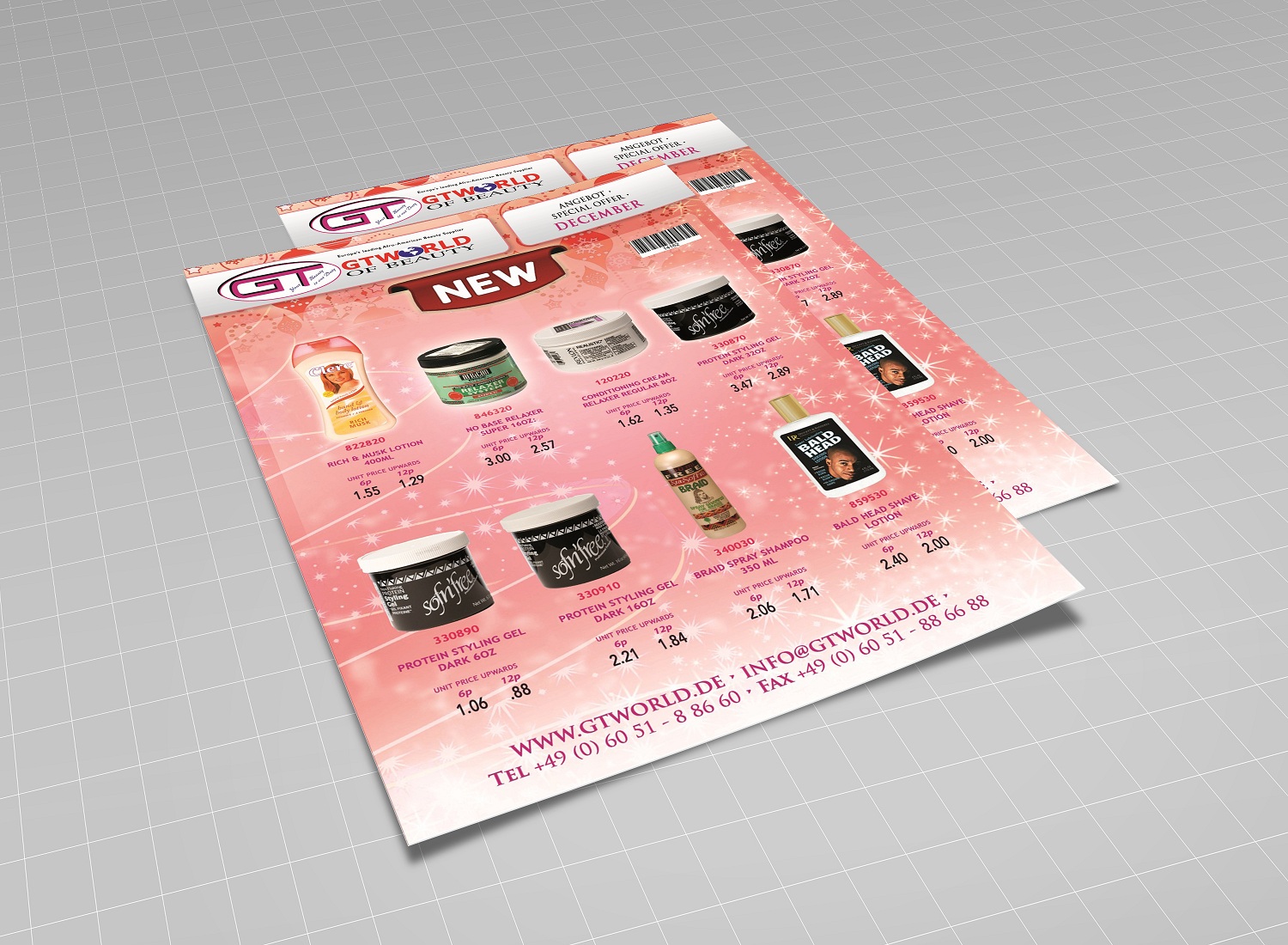 Brochure Design by Smart Line Adv for GT World of Beauty GmbH | Design #4955206