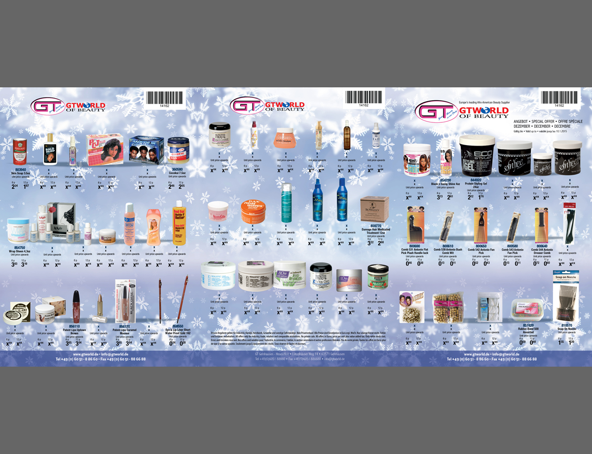Brochure Design by INGA DESIGN for GT World of Beauty GmbH | Design: #4976227