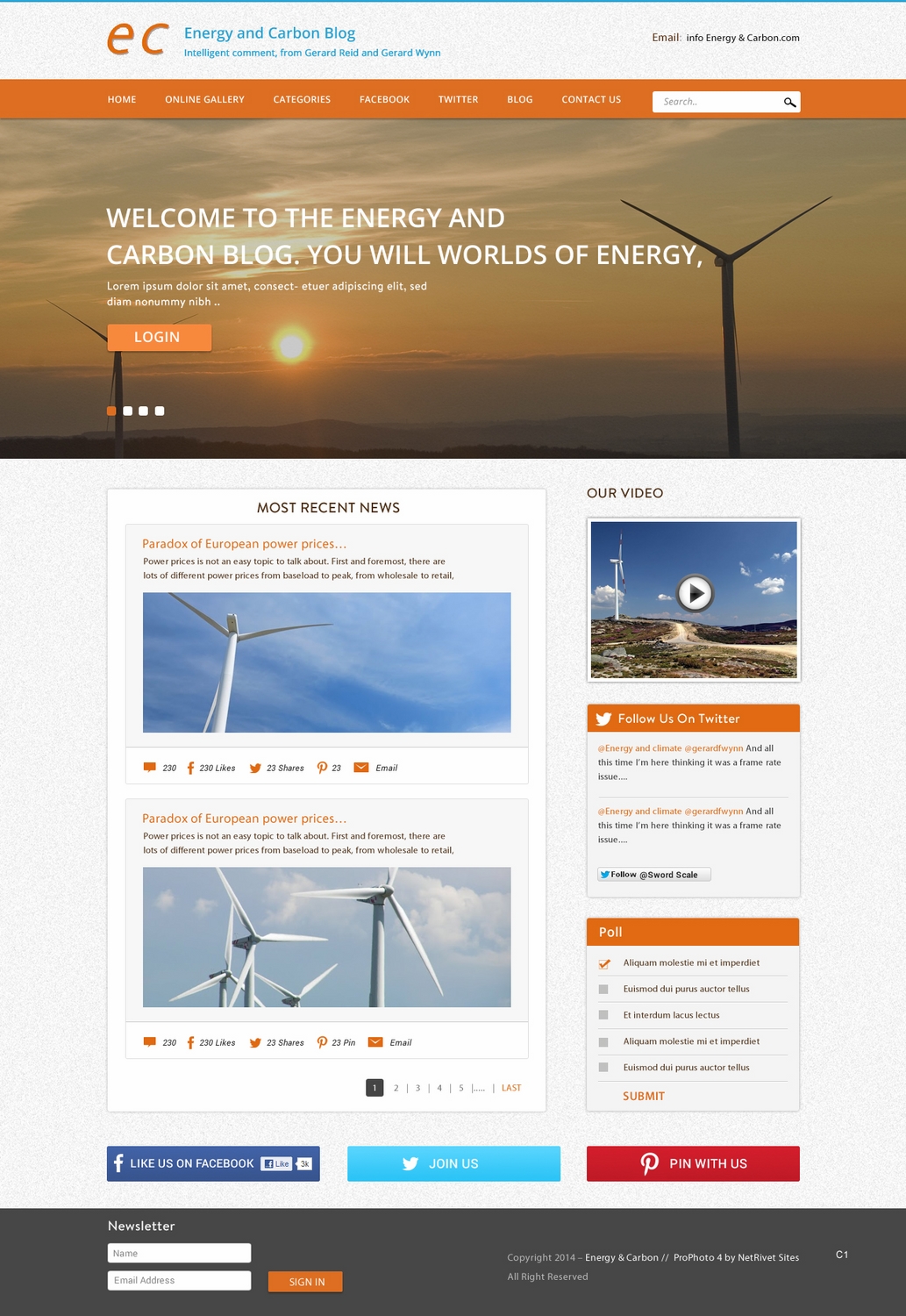 Web-Design von pb für gwgenergy | Design #4986593
