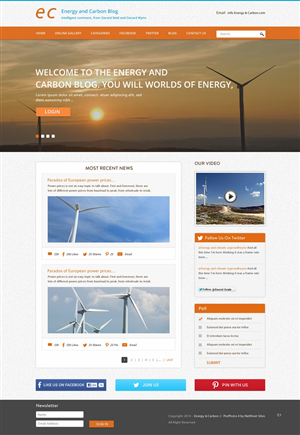 Web Design by pb for gwgenergy | Design: #4986593