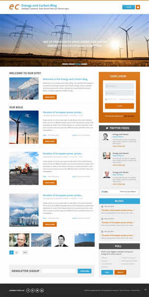 Web Design by pb for gwgenergy | Design: #4986600