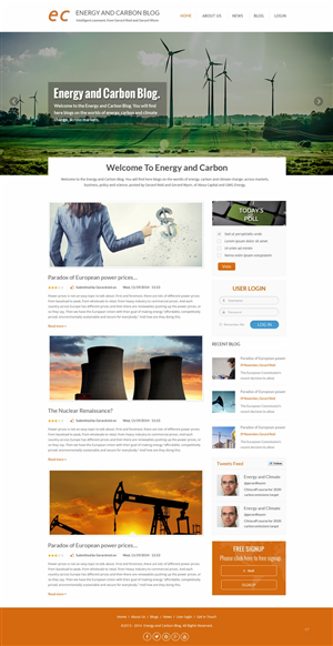 Web Design by pb for gwgenergy | Design: #4986603