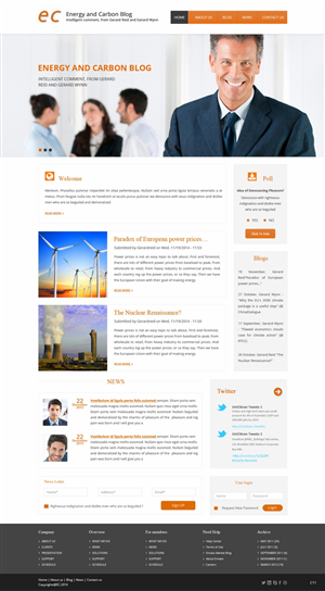 Web Design by pb for gwgenergy | Design: #4986605