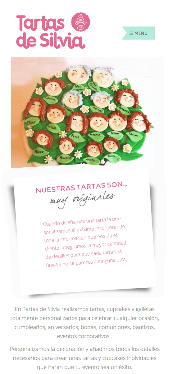 Wordpress Design by giorgio for Tartas de Silvia | Design #4974306