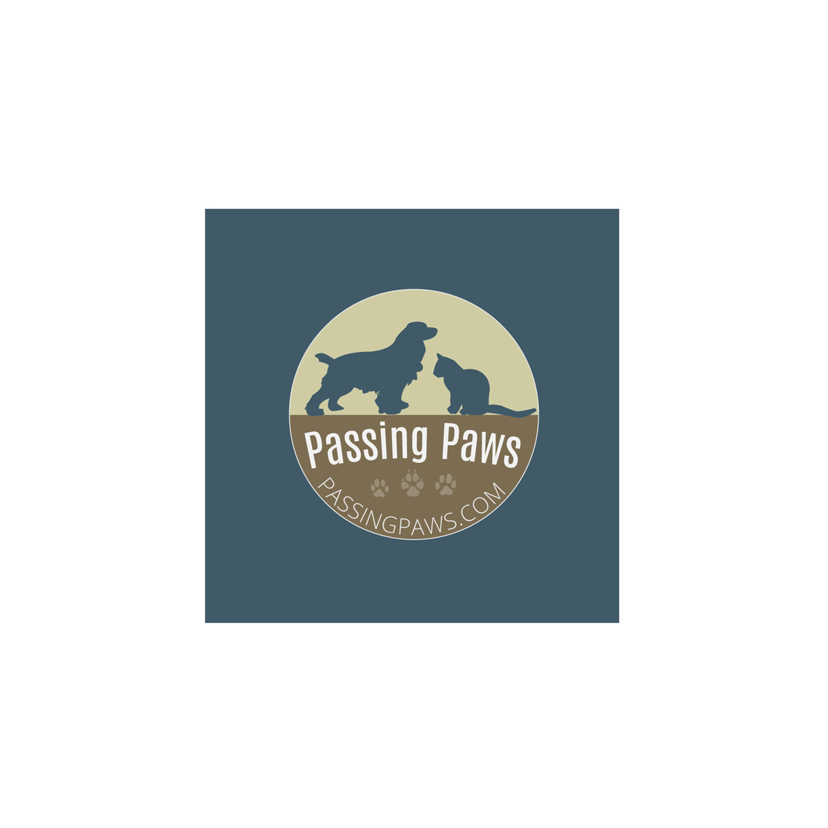 Logo Design by Venus L. Penaflor for Passing Paws Pet Cremations | Design #4953043