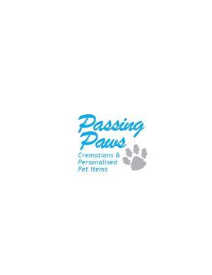 Diseño de Logo por jiabworrall1980 para Passing Paws Pet Cremations | Diseño: #4957019