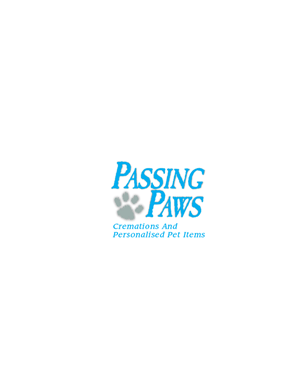 Diseño de Logo por jiabworrall1980 para Passing Paws Pet Cremations | Diseño: #4957029