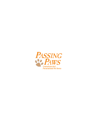 Logo Design by jiabworrall1980 for Passing Paws Pet Cremations | Design: #4963877