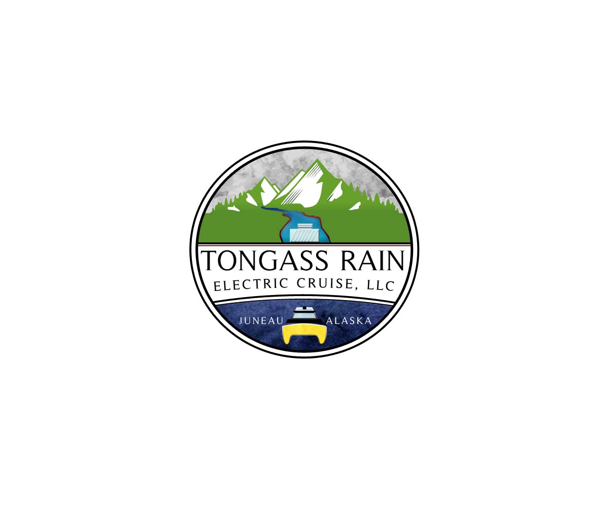 Logo Design by Cre8tiveN8tive for Tongass Rain Electric Cruise | Design #4983647