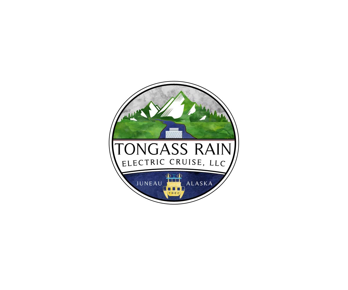 Logo Design by Cre8tiveN8tive for Tongass Rain Electric Cruise | Design #4985455