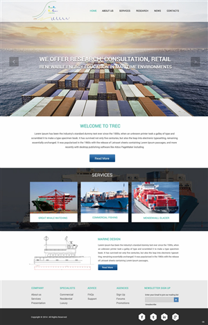 Web Design by pb for Tongass Rain Electric Cruise | Design: #4965390