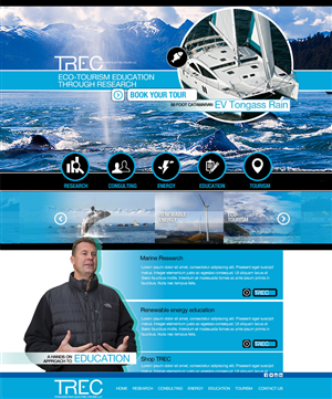 Web Design by Spread Media Inc. for Tongass Rain Electric Cruise | Design: #4990842