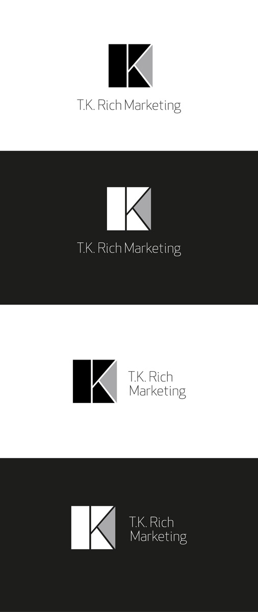 Logo Design by adridevoto for T.K. Rich Marketing | Design #4959363