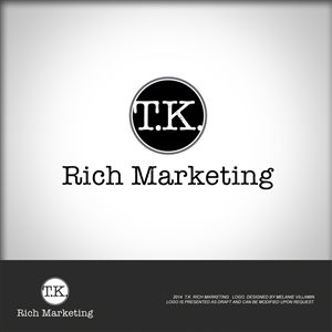 Logo Design by mvillamin for T.K. Rich Marketing | Design #4959783