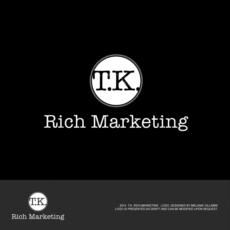 Logo Design by mvillamin for T.K. Rich Marketing | Design #4959791
