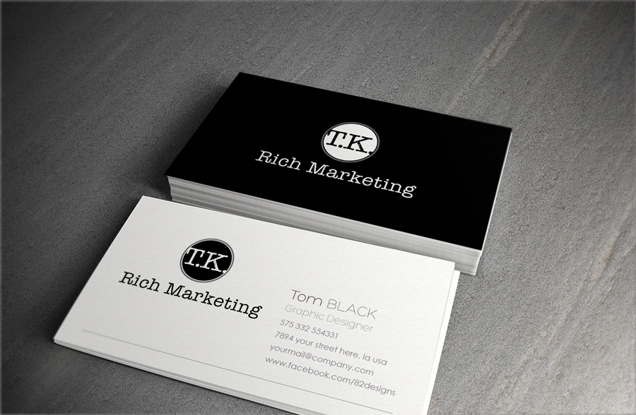 Logo Design by mvillamin for T.K. Rich Marketing | Design #4959801