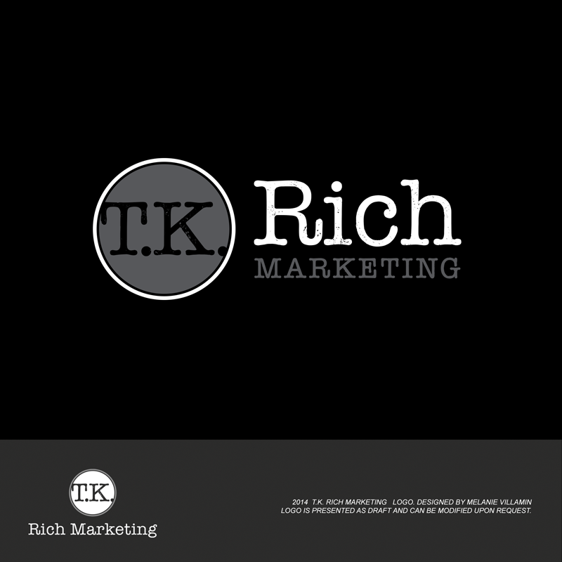 Logo-Design von mvillamin für T.K. Rich Marketing | Design #4959809